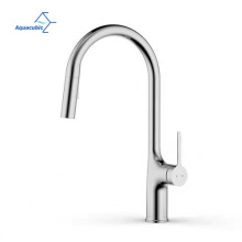 Aquacubic chrome Pull Out cupc Pull Down Kitchen Faucet Tap Taps Mixer